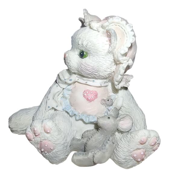 Enesco Calico Kittens Baby Infant Cat Figurine Love's Special Delivery #628425 - Picture 4 of 7